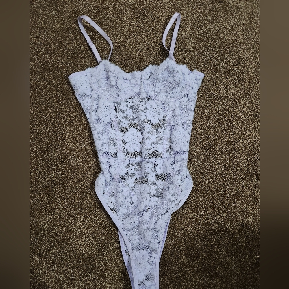 Light purple body suit